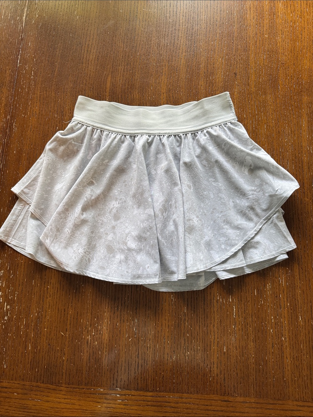 lululemon athletica Light Gray Layered Circle Skirt